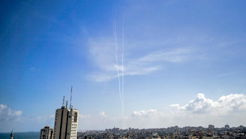 Hamas Tembakan Beberapa Roket Ke Laut, Sebut Sebagai Sebuah 'Pesan' Untuk Israel